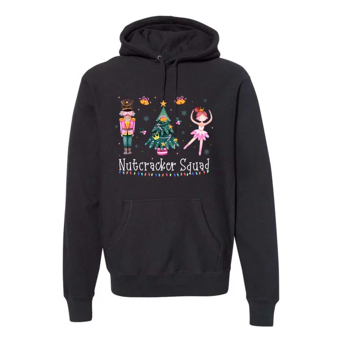 Christmas Nutcracker Squad Ballet Dance Women Kids Girls Premium Hoodie