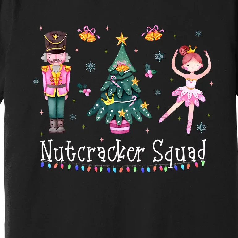 Christmas Nutcracker Squad Ballet Dance Women Kids Girls Premium T-Shirt