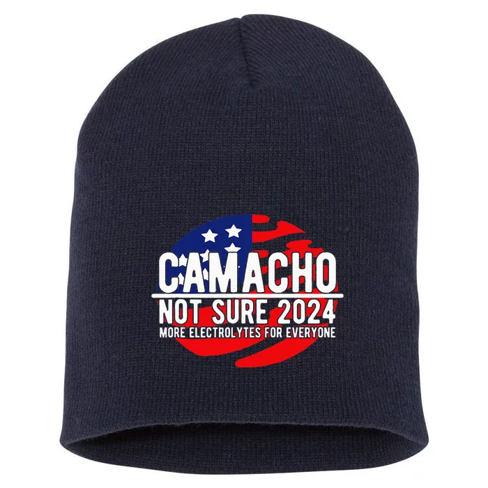 Camacho Not Sure For President 2024 Usa Short Acrylic Beanie