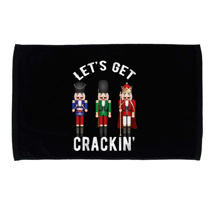 Christmas Nutcracker Squad Lets Get Crackin Ballet Microfiber Hand Towel