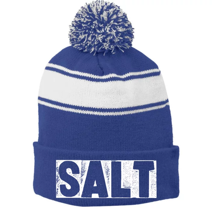 Cooking Needs Salt Seasoning Pepper Salt Gift Stripe Pom Pom Beanie