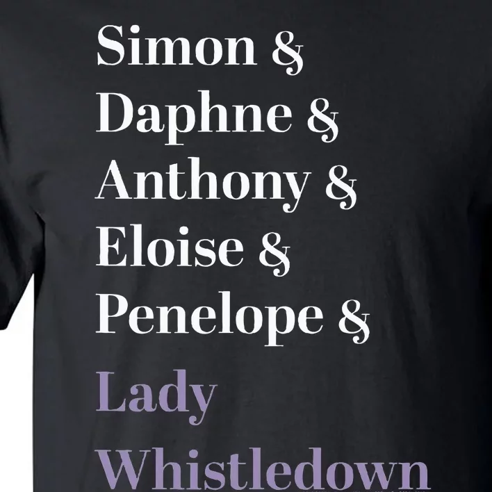 Character Name Stack Tall T-Shirt