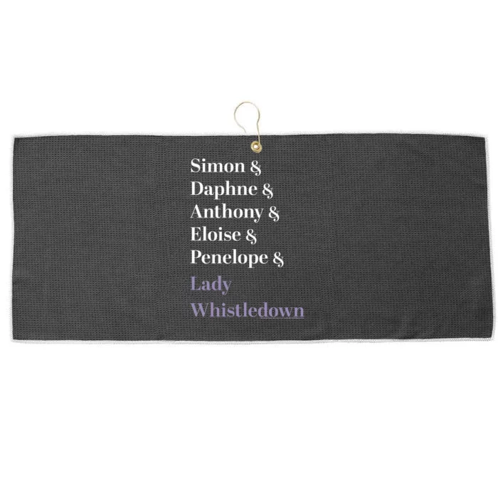 Character Name Stack Large Microfiber Waffle Golf Towel