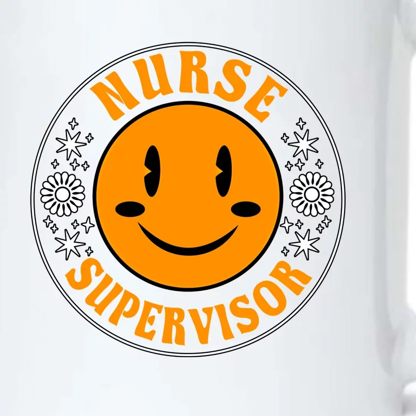 Cute Nurse Supervisor Outfit Rn Nursing Leadership Meaningful Gift Black Color Changing Mug