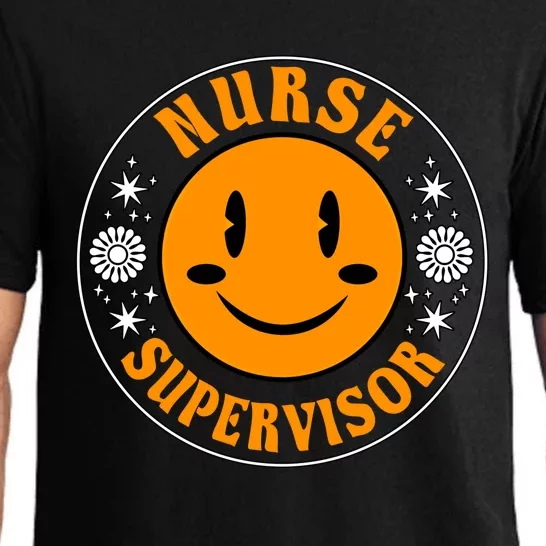 Cute Nurse Supervisor Outfit Rn Nursing Leadership Meaningful Gift Pajama Set