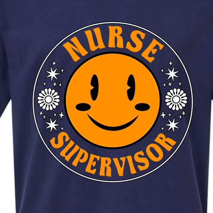 Cute Nurse Supervisor Outfit Rn Nursing Leadership Meaningful Gift Sueded Cloud Jersey T-Shirt