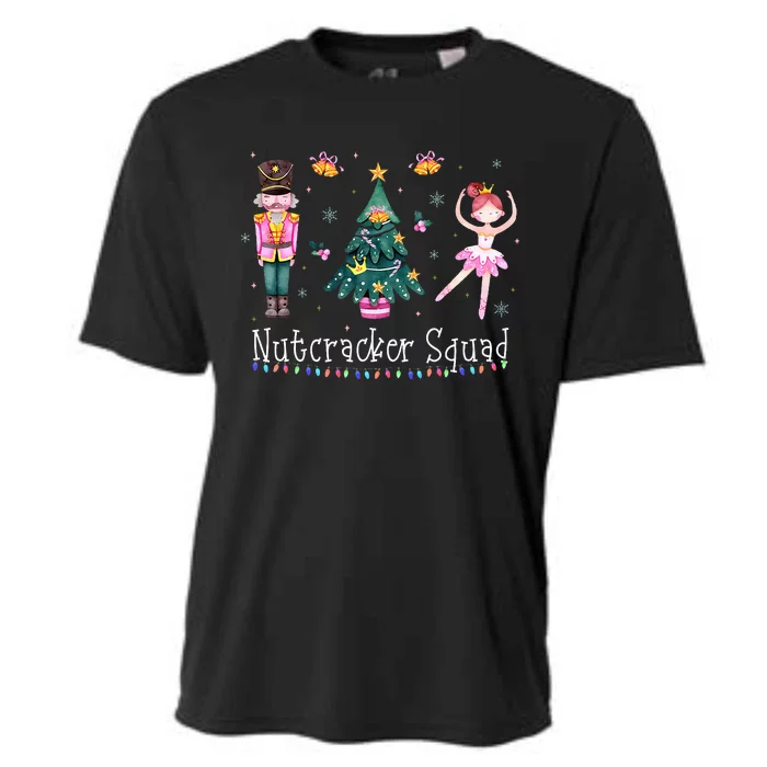 Christmas Nutcracker Squad Ballet Dance Kids Girls Cooling Performance Crew T-Shirt