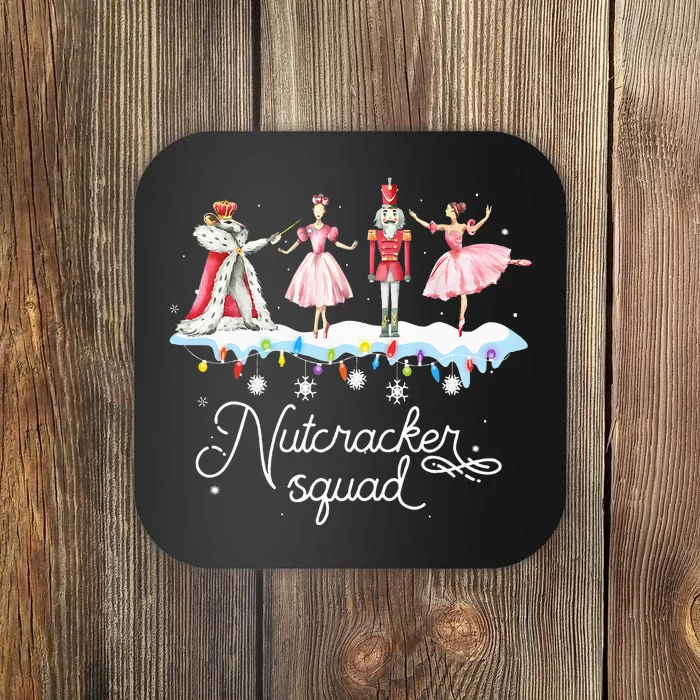 Christmas Nutcracker Squad Ballet Dance Coaster