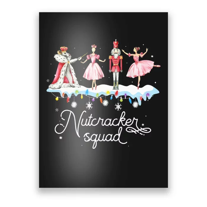 Christmas Nutcracker Squad Ballet Dance Poster