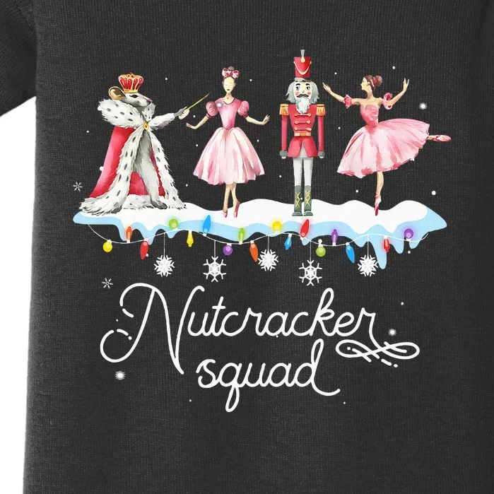 Christmas Nutcracker Squad Ballet Dance Baby Bodysuit