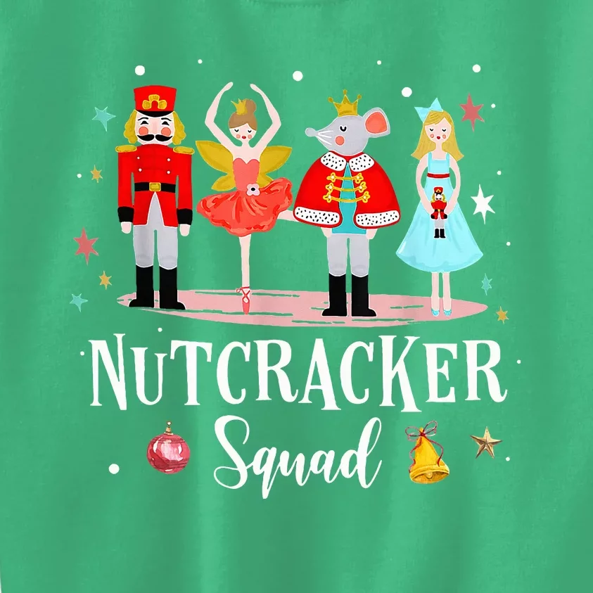 Christmas Nutcracker Squad Ballet Dance Kids Sweatshirt