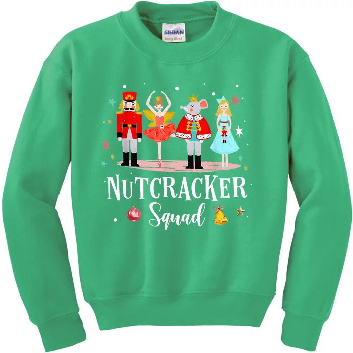 Christmas Nutcracker Squad Ballet Dance Kids Sweatshirt