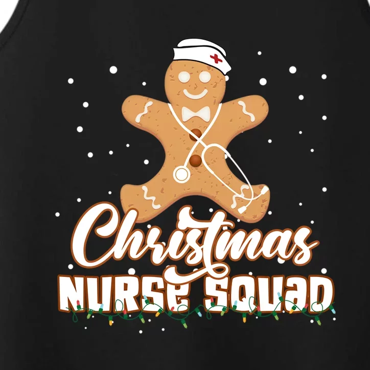 Christmas Nurse Squad Er Nurse Christmas Cool Gift Performance Tank