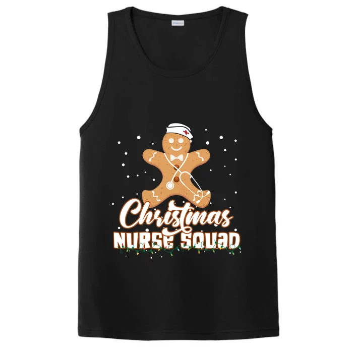 Christmas Nurse Squad Er Nurse Christmas Cool Gift Performance Tank