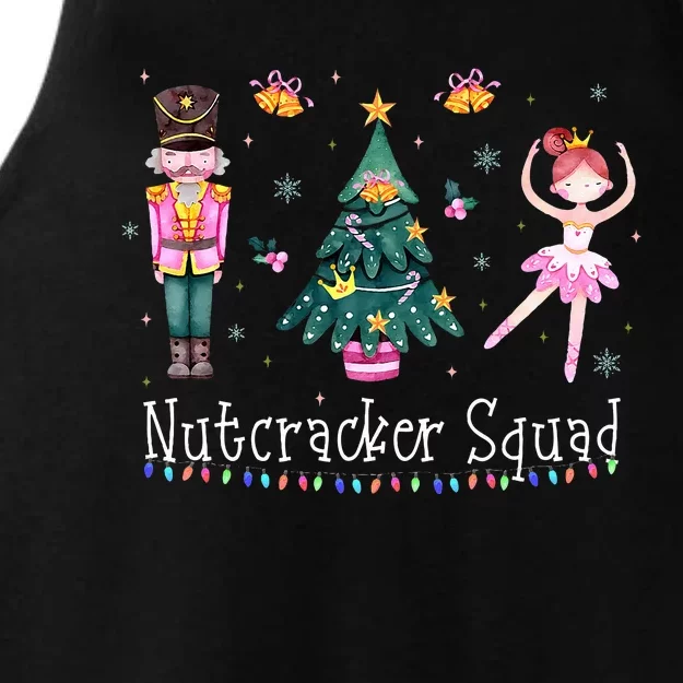 Christmas Nutcracker Squad Ballet Dance Ladies Tri-Blend Wicking Tank