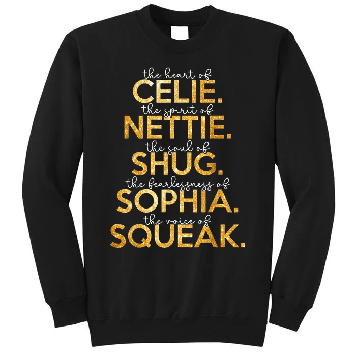 Celie Nettie Shug Sophia Squeak Sweatshirt