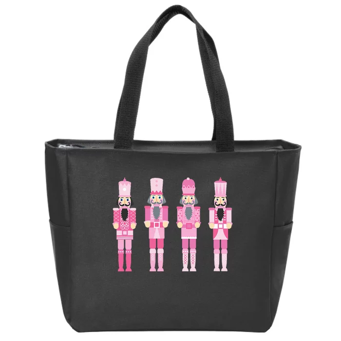 Christmas Nutcracker Squad Ballet Dance Matching Zip Tote Bag