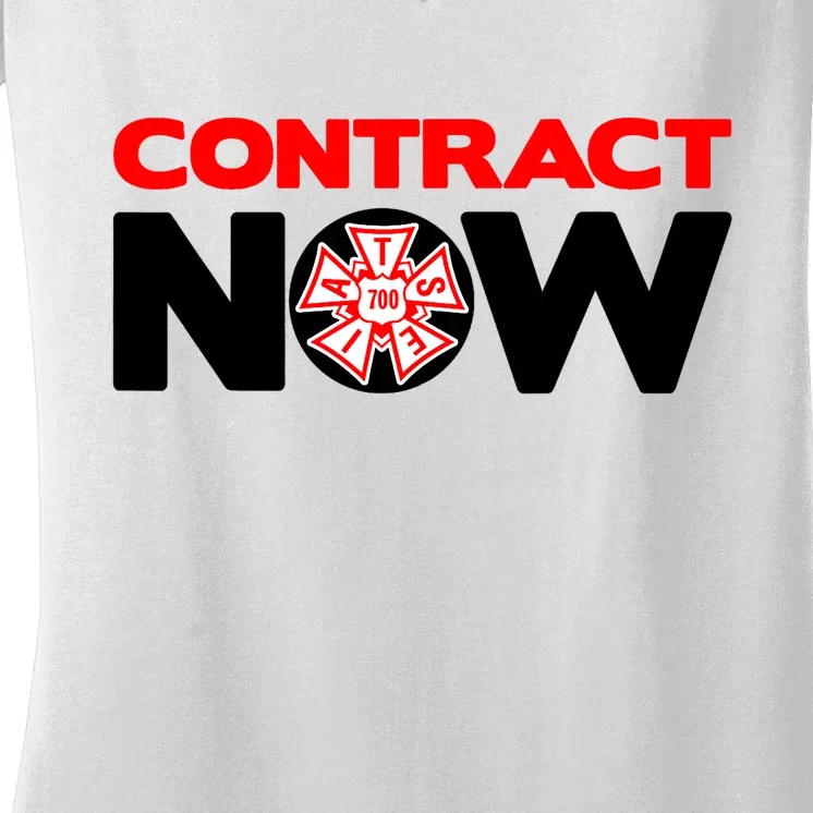 Contract Now Snl Trendy Design Women's V-Neck T-Shirt