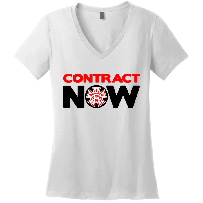 Contract Now Snl Trendy Design Women's V-Neck T-Shirt