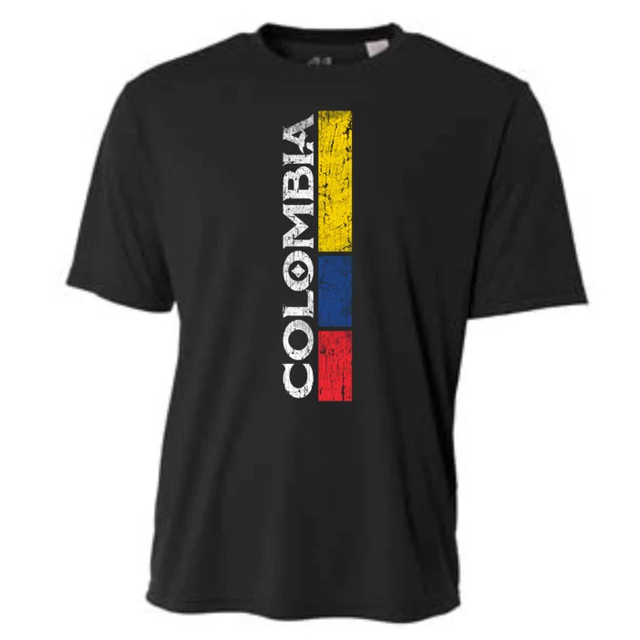 Colombia National Soccer Team Pride Flag Colombian Gift Cooling Performance Crew T-Shirt