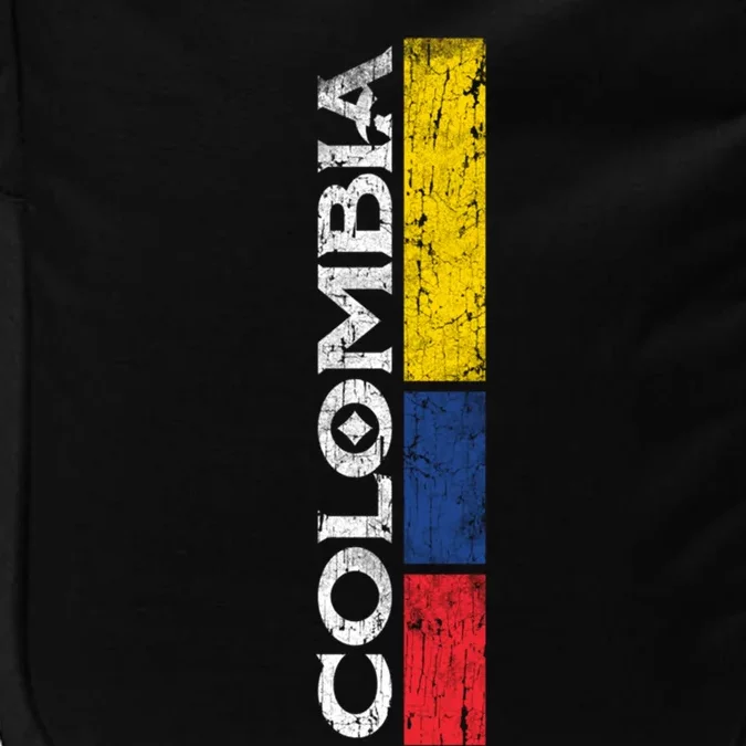 Colombia National Soccer Team Pride Flag Colombian Gift Impact Tech Backpack