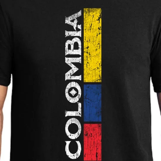 Colombia National Soccer Team Pride Flag Colombian Gift Pajama Set