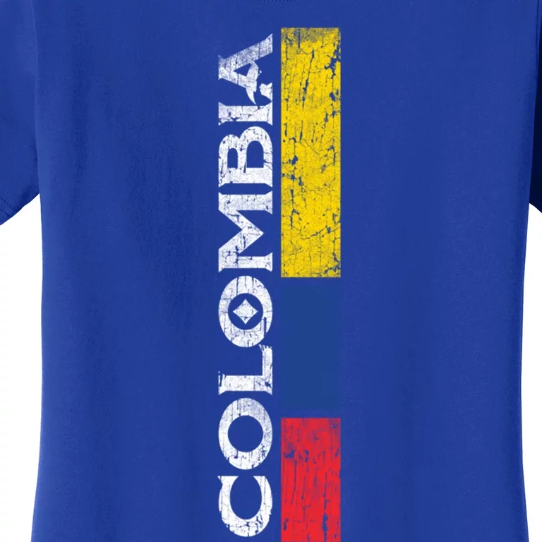 Colombia National Soccer Team Pride Flag Colombian Gift Women's T-Shirt