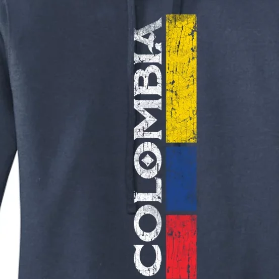 Colombia National Soccer Team Pride Flag Colombian Gift Women's Pullover Hoodie