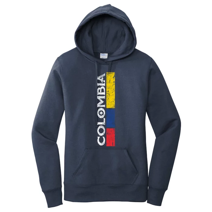 Colombia National Soccer Team Pride Flag Colombian Gift Women's Pullover Hoodie