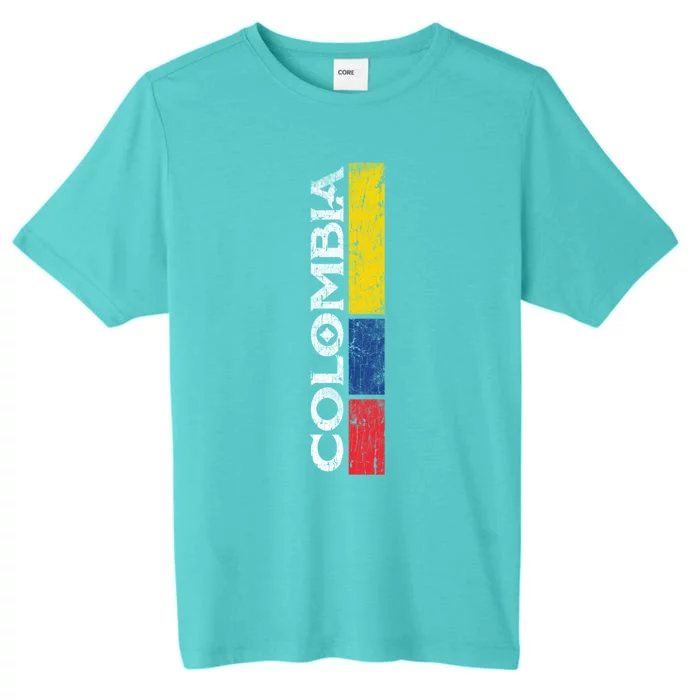 Colombia National Soccer Team Pride Flag Colombian Gift ChromaSoft Performance T-Shirt