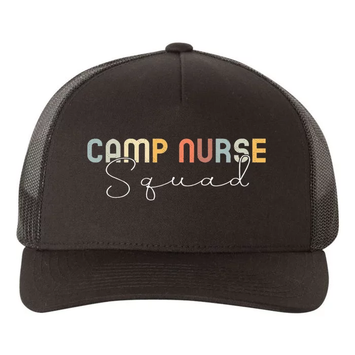 Camp Nurse Squad Nursing Summer Medical Staff Yupoong Adult 5-Panel Trucker Hat