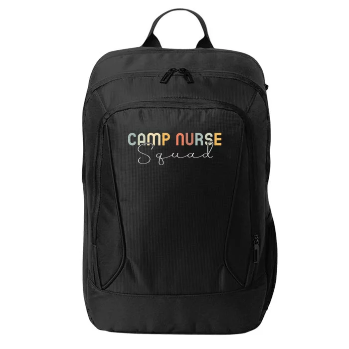 Camp Nurse Squad Nursing Summer Medical Staff City Backpack