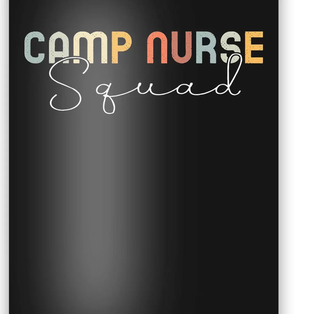 Camp Nurse Squad Nursing Summer Medical Staff Poster