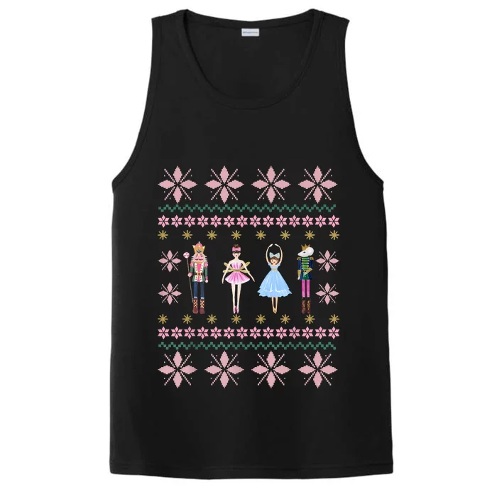 Christmas Nutcracker Squad Ballet Dance Funny Xmas Holiday Performance Tank