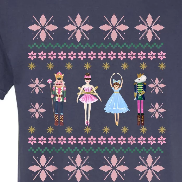 Christmas Nutcracker Squad Ballet Dance Funny Xmas Holiday Garment-Dyed Heavyweight T-Shirt