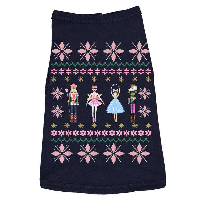 Christmas Nutcracker Squad Ballet Dance Funny Xmas Holiday Doggie Tank