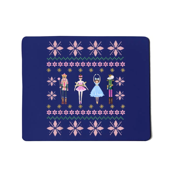 Christmas Nutcracker Squad Ballet Dance Funny Xmas Holiday Mousepad