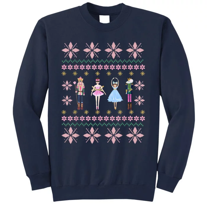 Christmas Nutcracker Squad Ballet Dance Funny Xmas Holiday Tall Sweatshirt