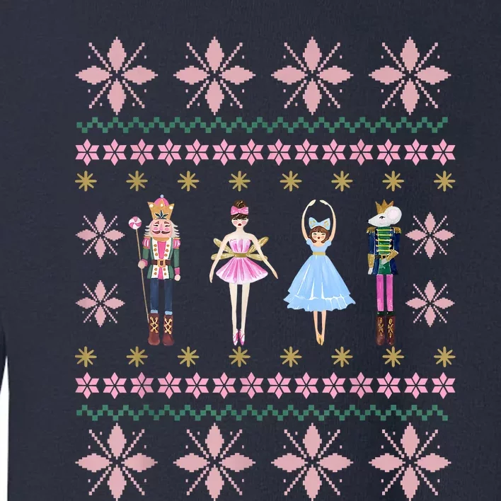 Christmas Nutcracker Squad Ballet Dance Funny Xmas Holiday Toddler Sweatshirt