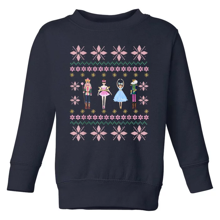 Christmas Nutcracker Squad Ballet Dance Funny Xmas Holiday Toddler Sweatshirt