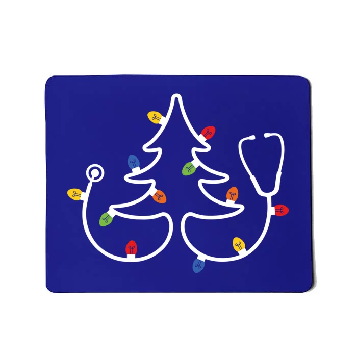 Christmas Nurse Stethoscope Christmas Tree Rn Nursing Cool Gift Mousepad