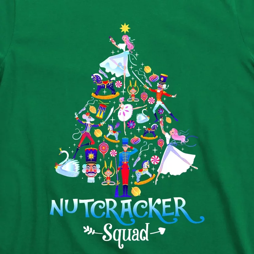 Christmas Nutcracker Squad Ballet Dance Funny Holiday Gifts T-Shirt