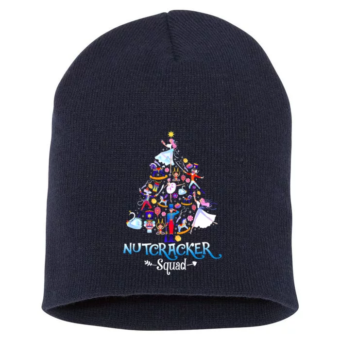 Christmas Nutcracker Squad Ballet Dance Funny Holiday Gifts Short Acrylic Beanie