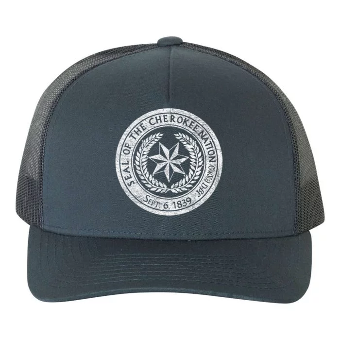 Cherokee Nation Seal Native American Tribe Pride Honor Meaningful Gift Yupoong Adult 5-Panel Trucker Hat