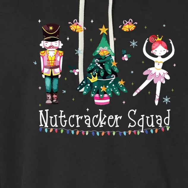 Christmas Nutcracker Squad Ballet Dance Garment-Dyed Fleece Hoodie