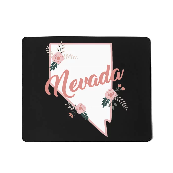 Cute Nevada State Floral Rose Mousepad