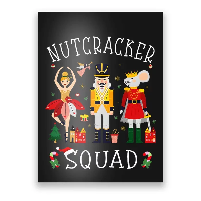 Christmas Nutcracker Squad Ballet Dance Poster