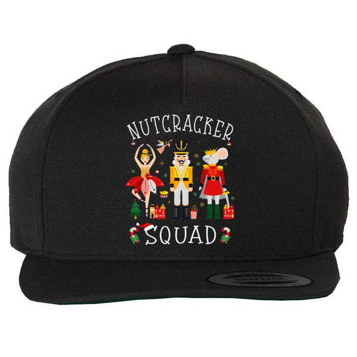 Christmas Nutcracker Squad Ballet Dance Wool Snapback Cap