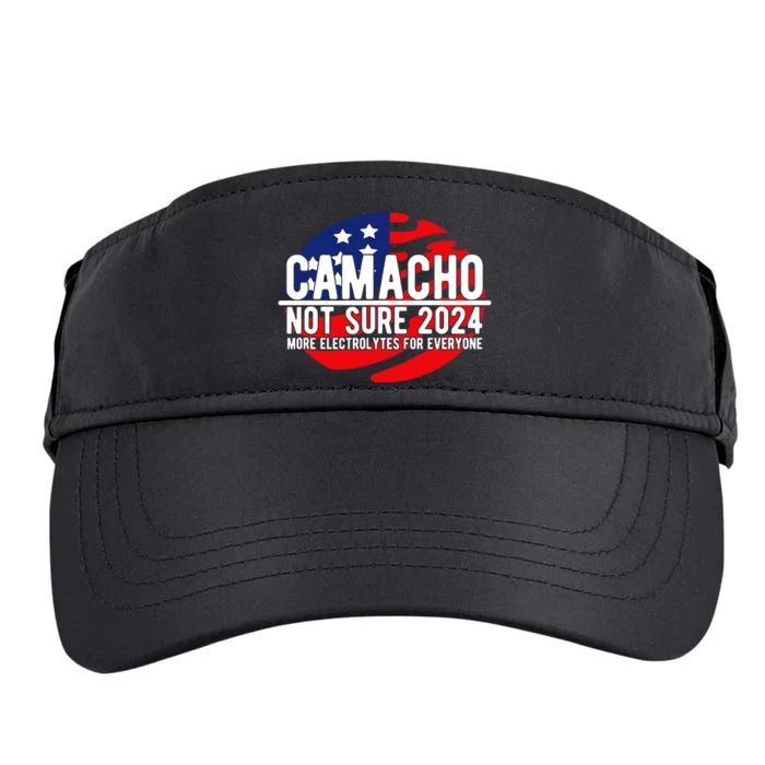 Camacho Not Sure For President 2024 Usa Funny Adult Drive Performance Visor