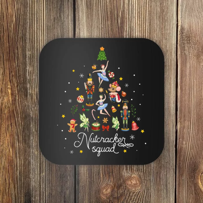 Christmas Nutcracker Squad Ballet Dance Kids Coaster